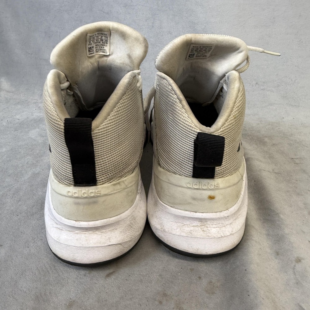 Adidas Basketball Shoes Mens Size 11 White Black Cloudfoam Adiwear Mid‎ Top - Picture 5 of 11